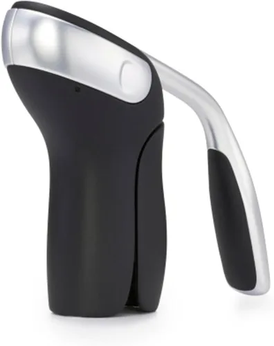 Vista 15 de OXO Sacacorchos de Palanca Vertical de Acero con Cortador de Papel de Aluminio Extraíble