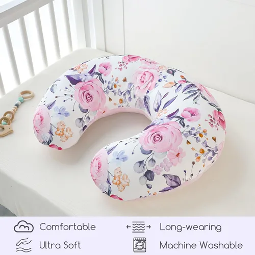 Vista 7 de Funda de almohada de lactancia, 1 unidad, funda de almohada de lactancia extraíble Minky para almohadas de lactancia materna, funda reversible