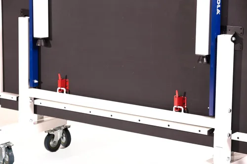 Vista 22 de JOOLA Rally TL - Mesa de ping pong profesional de MDF para interiores con abrazadera rápida y red de tenis de mesa y poste – 10 minutos de fácil