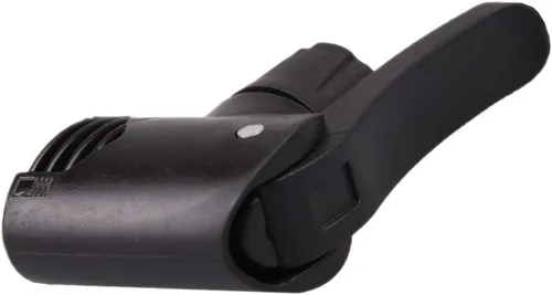 Vista 3 de Bomba de pista de bicicleta de doble cabezal - 2 piezas con conector de válvula de bicicleta y adaptador