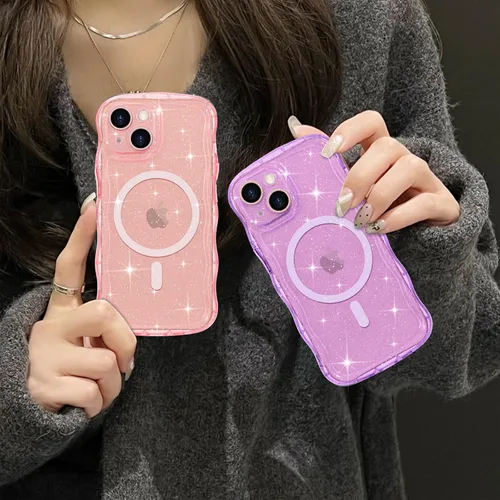 Vista 204 de Pepmune Funda magnética para iPhone 17 Pro Max, color rosa