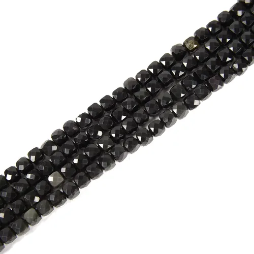Vista 54 de JM Design Cuentas de 5/64 de pulgada 01 con forma de cubo liso multicolor para manualidades y fabricación de joyas (pulseras, collares, pendientes)