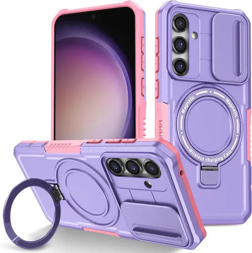 Vista 97 de Funda magnética para Samsung Galaxy Note 20 Ultra, soporte para teléfono, funda protectora mate a prueba de golpes, funda protectora para teléfono