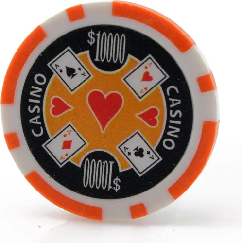 Vista 3 de Versa Games Fichas de casino Ace en 0.41 oz de peso - Paquete de 50 (elegir colores)