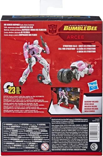 Vista 5 de Transformers Toys Studio Series 85 Deluxe Class Bumblebee Arcee Figura de acción – A partir de 8 años, 4.5 pulgadas