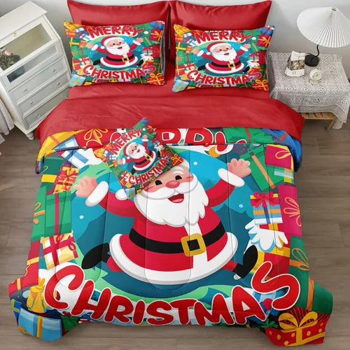 Vista 9 de Bedding_Dreamer Juego de ropa de cama Queen en una bolsa, diseño de sol y luna, espacio misterioso, decoración del hogar, edredón de plumón