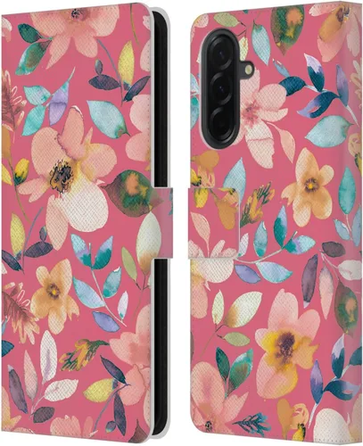 Vista 152 de Head Case Designs Officially Licensed Ninola Butterfly Nature Spring Floral Leather Wallet Case Compatible with Samsung Galaxy A07 4G