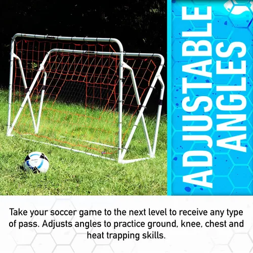 Vista 6 de Franklin Sports Soccer Rebounder - Tournament Steel Soccer Rebounding Net - Perfect for Backyard Soccer Practice and Soccer Training 12 x 6 & 6 x 4
