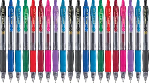 Vista 6 de Pilot G2 Premium - Bolígrafos retráctiles de tinta de gel de alta calidad, punta gruesa (1.0mm), bolígrafos de gel 1.0, surtidos, paquete de 10