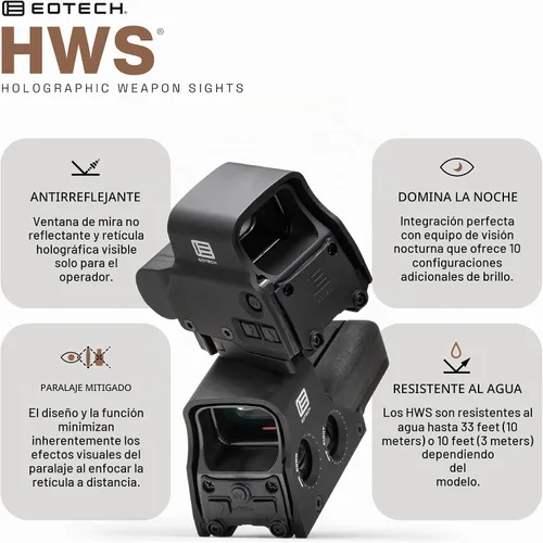 Vista 6 de EOTECH XPS2 Mira de Arma Holográfica