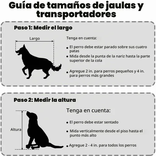 Vista 8 de Confote Jaula de metal resistente de 37 pulgadas, jaula para mascotas de alta ansiedad con ruedas bloqueables y puertas dobles para perros pequeños