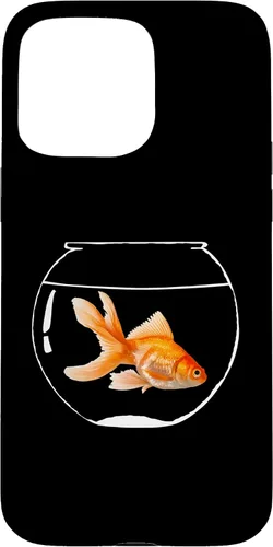 Vista 28 de iPhone 16 Goldfish Bowl Fish Fantail Goldfish Estuche para acuario de agua dulce