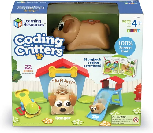 Vista 8 de Learning Resources Coding Critters Ranger & Zip, juego de 22 piezas, a partir de 4 años, juguete de codificación temprana sin pantalla para niños