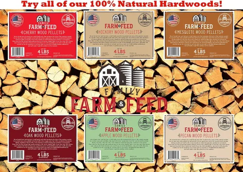 Vista 8 de Parrilla de barbacoa natural de madera dura para hornear manzana pellets bolsa de pellets de 4 libras