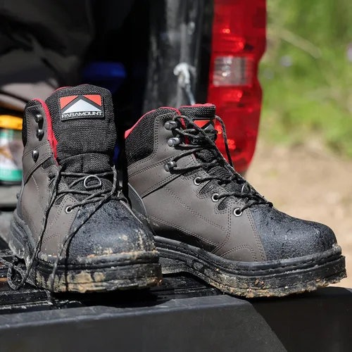 Vista 6 de Paramount Outdoors Deep Eddy Wading Boots Felt and Rubber Cleated Outsole