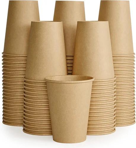 Vista 13 de LITOPAK - Paquete de 300 tazas de café desechables, vasos de papel kraft de 8 onzas 300-KRAFT-8OZ
