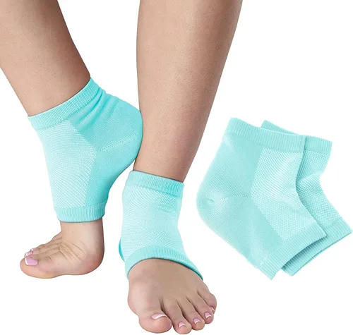 Vista 11 de NatraCure - Mangas de talón con gel hidratante ventiladas