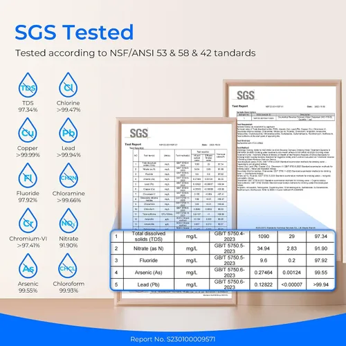Vista 5 de Waterdrop K19-SFK - Filtro de agua de ósmosis inversa para encimera, minerales alcalinos, sistema de ósmosis inversa de encimera, 3:1 puro