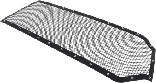 Vista 4 de APS Compatible con Ram 1500 2019-2024 Laramie Lone Star Big Horn Tradesman Principal Superior Acero Inoxidable Negro Corte Láser Rejilla Inserto
