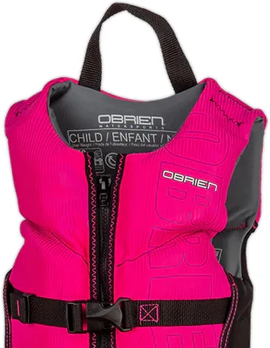 Vista 2 de O'Brien Chaleco salvavidas CGA de neopreno Flex con espalda en V para niños