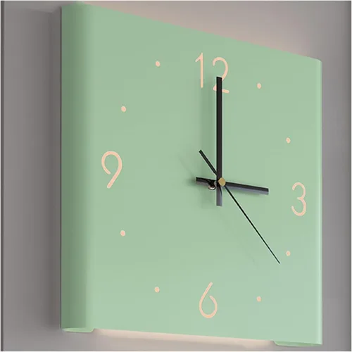 Vista 10 de KYOFIS Reloj de pared Corne de doble cara, reloj de pared digital de esquina con escala numeral, funciona con pilas, reloj de pared silencioso