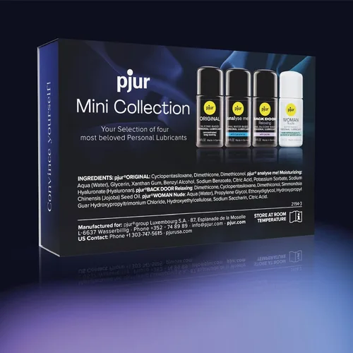 Vista 5 de Colección de lubricantes personales pjur Mini Collection, 4 x 0.3 fl oz