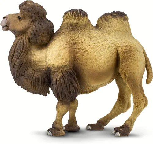 Vista 2 de Safari Ltd. Figura de camello bactriano, figura realista de vida silvestre de 4.25 pulgadas, juguete educativo para niños, niñas y niños a partir