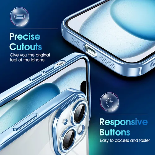 Vista 235 de Supdeal Funda cristalina transparente para iPhone 11, [No se amarillea] [Protección de la cámara] [Probado contra caídas de grado militar] Funda