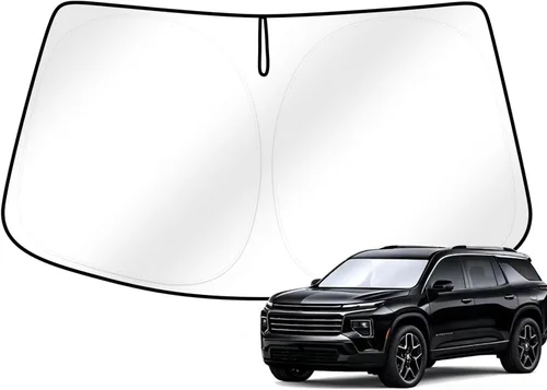 Vista 52 de Canvcle Parasol para parabrisas para Tesla modelo Y/3 2017-2025 2026 (compatible con modelos 2025 Y Juniper/2024 Modelo 3 Highland), parasol grueso