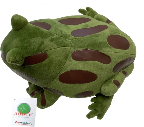 Vista 2 de Adore - Peluche de rana Lumpy de 12 pulgadas