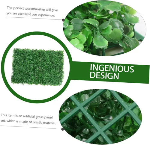 Vista 8 de Yardwe Plantas artificiales Planta Pared Plantas verdes artificiales Vegetación de plástico
