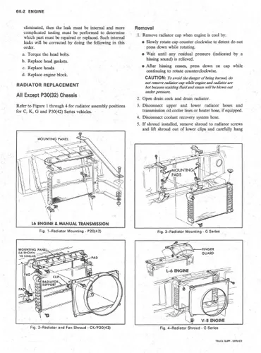 Vista 4 de Motor de servicio de tienda 1976Chevy GMC CK 1030Light Truck Manual de reparación