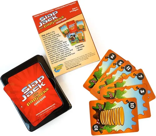Vista 6 de Continuum Games Slap Jack Flap Jacks - Juego de cartas para niños a partir de 4 años