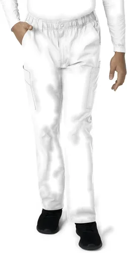 Vista 24 de Carhartt Ropa quirúrgica para hombre, Force Essentials, pantalones cargo de pierna recta, con 9 bolsillos Negro
