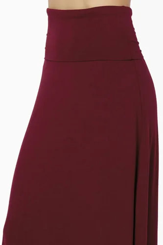 Vista 5 de TheMogan - Maxi falda larga para mujer, tallas S3XL