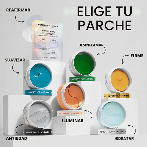 Vista 9 de Peter Thomas Roth – parches de ojo de gel hidratante hialurónico Water Drench