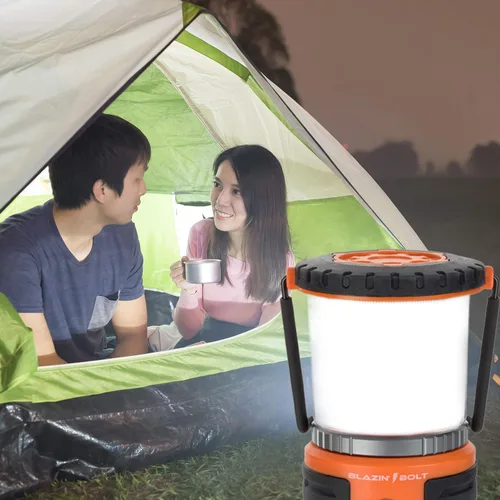 Vista 8 de Linterna recargable USB resistente de Blazin Bolt Banco de energía de 6000mAh 400 lúmenes 400 horas de luz 6 modos Para camping