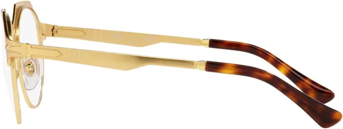 Vista 4 de Persol PO2488V - Marcos redondos para gafas graduadas Lente negrodoradoDemo