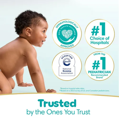 Vista 15 de Pampers Swaddlers - Pañales desechables para bebé, talla 1, 198 unidades con toallitas sensibles a base de agua, 12 paquetes abatibles