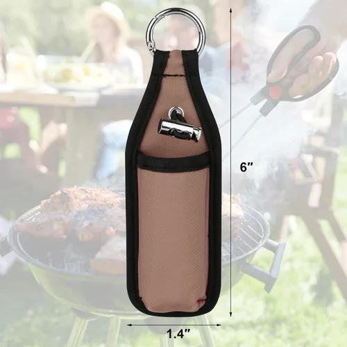 Vista 4 de Funda para botellas de salsa picante, se adapta a botellas de salsa picante