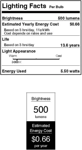 Vista 7 de Westinghouse 5268020 - foco LED regulable de 5,5 W (equivalente a 40 W), vidrio cortado G25, filamento transparente, 6 unidades, base mediana