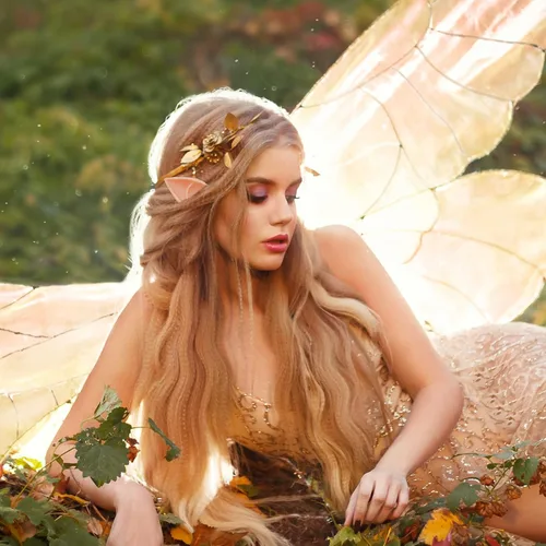 Vista 4 de Orejas de elfo Accesorios de mascarada de cosplay – Hada Pixie puntas puntiagudas suaves disfraz de fiesta de anime para Halloween, fiesta