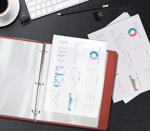 Vista 2 de Better Office Products Fundas de plástico para papel Better Office, 50