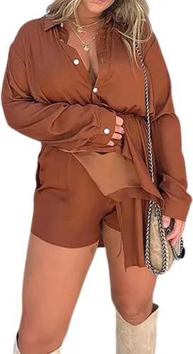 Vista 5 de Nuevo juego de vestido de satén de otoño 2023, nuevo juego de túnica de 2 piezas de satén cubierto de noche 2023, vestido elegante casual de seda