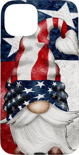 Vista 9 de 4th of July Independence Day Gnome for Women Memorial Day Case for iPhone 17