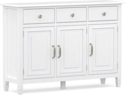 Vista 18 de SIMPLIHOME Connaught - Armario de madera maciza de 60 pulgadas de ancho, color negro