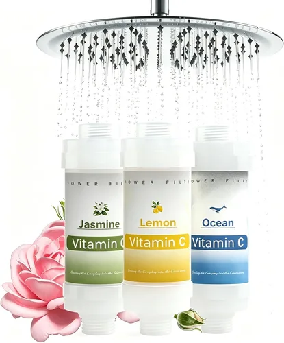 Vista 15 de Filtro de ducha de vitamina C para filtro de agua dura, cartucho de repuesto para ducha, quitar cloro, fluoruro, metales pesados, mejora
