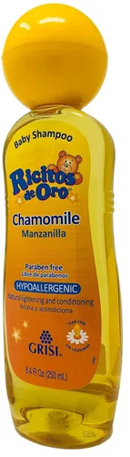 Vista 2 de Ricitos de Oro Champú para bebés de manzanilla, champú hipoalergénico para bebés sin lágrimas con extracto de manzanilla; 8.4 onzas líquidas