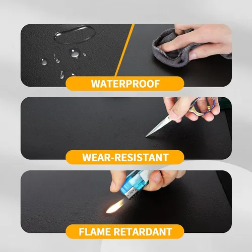 Vista 7 de Livtribe - Alfombra de calefacción eléctrica AC 110V para pies, almohadilla de calefacción de cristal de carbono, calentadores de pies eléctricos