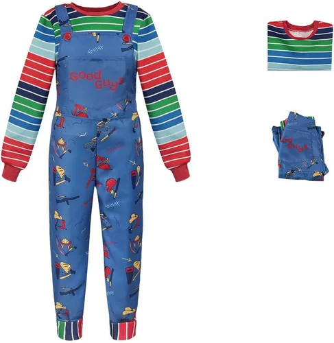 Vista 6 de Lagusida Disfraz de Chucky adulto para hombre